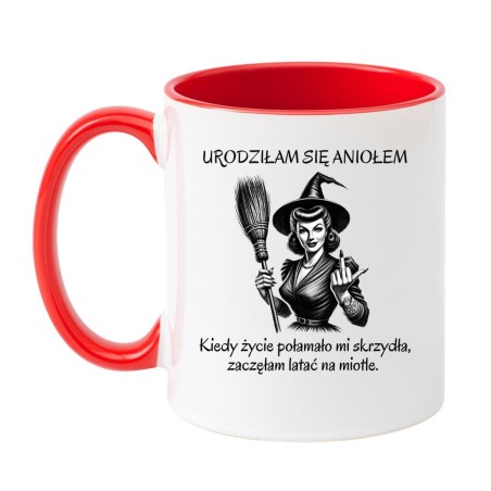 śmieszny kubek ceramiczny dla przyjaciółki czarny humor zamów online
