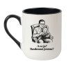 Kubek elegancki biało-czarny 330 ml z grafiką portfela – sprawdź bestseller