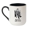 Kubek elegancki biało-czarny 330 ml z humorystycznym motywem – sprawdź bestseller