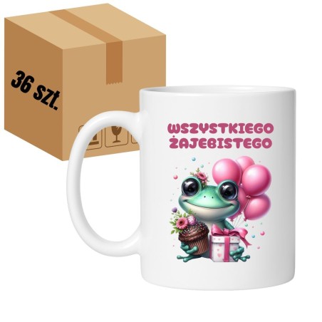 hurt kubki wszystkiego żajebistego karton sprzedaż 36 szt