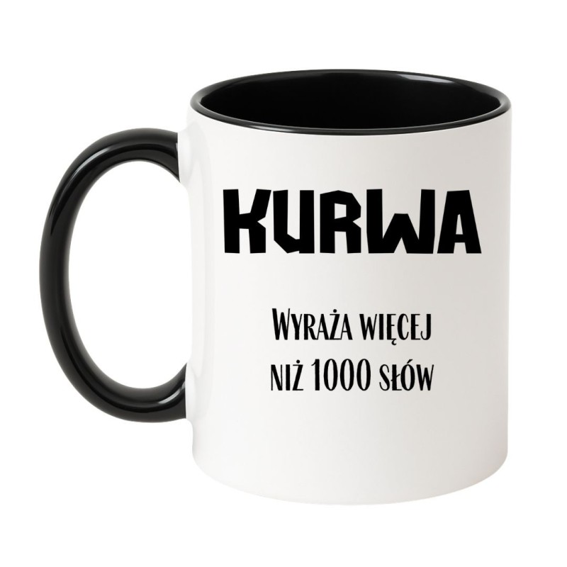 zabawny kubek kurwa prezent urodzinowy