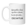 Śmieszny kubek biały 330 ml z motywem tekstowym bez cenzury – chamski prezent