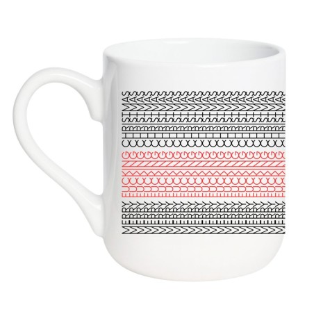 Kubek ceramiczny świąteczny ze wzorem – oryginalny prezent