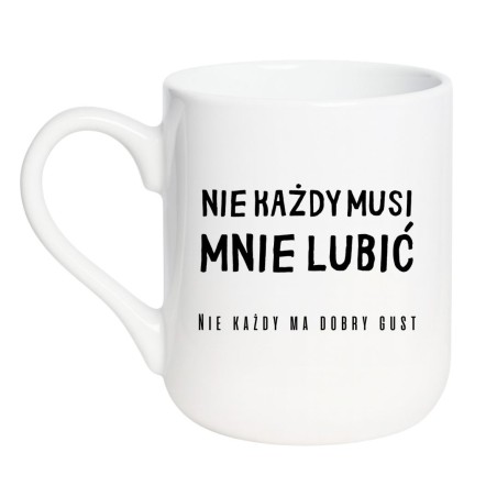 Kubek ceramiczny z napisem o gustach – idealny prezent z ironią