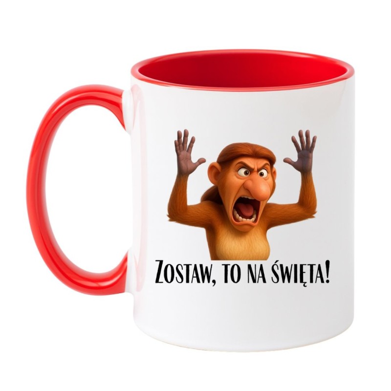 Kubek świąteczny idealny dla rodziny – Zostaw to na Święta