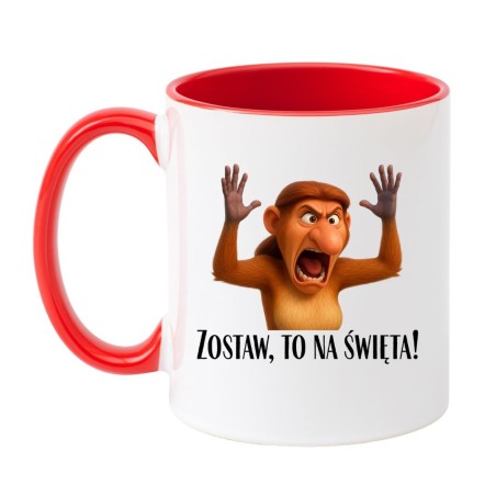 Kubek świąteczny idealny dla rodziny – Zostaw to na Święta