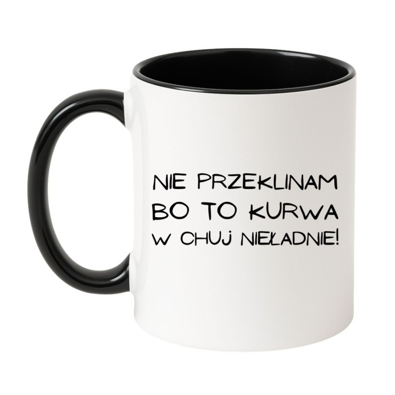 Ceramiczny kubek z mocnym napisem – must-have dla fanów czarnego humoru
