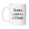 Śmieszny kubek biały 330 ml z humorystycznym motywem – kubek biały 330 ml nadruk, śmieszny prezent