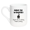 Kubek elegancki biały 330 ml ze śmiesznym nadrukiem – kubek biały 330 ml wzór, must-have dla fanów kawy