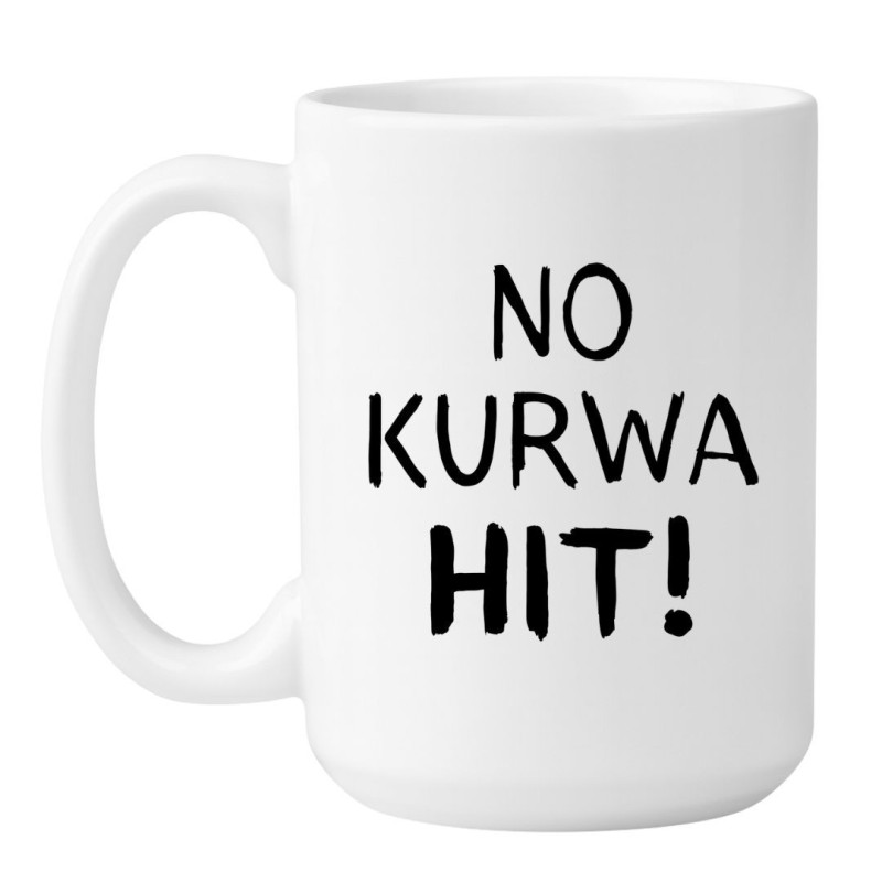 Kubek duży biały 450 ml z humorystycznym napisem – idealny do kawy