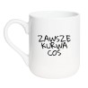 Kubek elegancki biały 330 ml z nadrukiem bez cenzury – śmieszny kubek bez cenzury