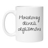Śmieszny kubek biały 330 ml z chamskim napisem – doskonały gadżet do biura