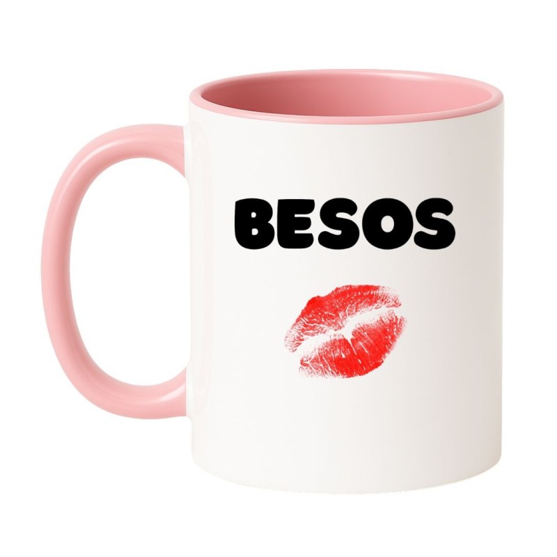 kubek dla pary besos romantyczny