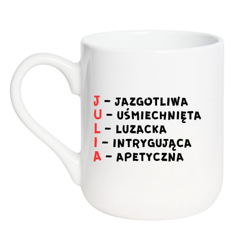 kubek imienny julia prezent
