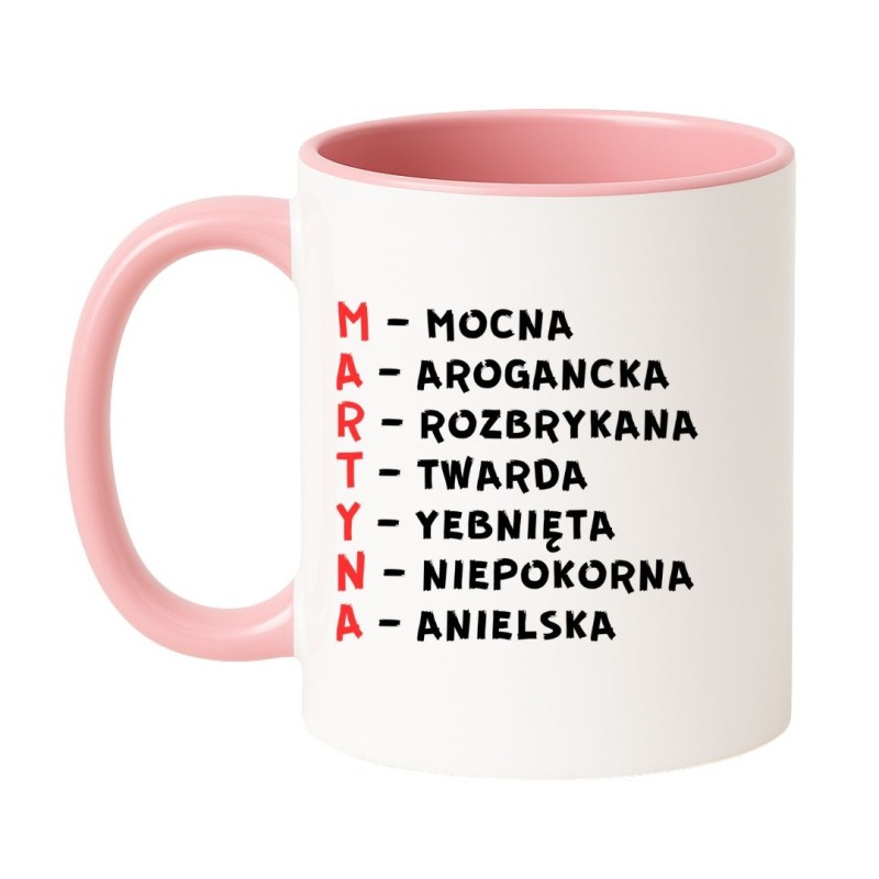 Personalizowany kubek dla Martyny
