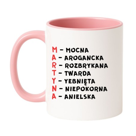Personalizowany kubek dla Martyny
