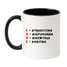 personalizowany kubek anna z akrostychem atrakcyjna i niepokorna – świetny wybór na prezent last minute