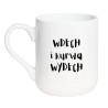 Kubek elegancki biały 330 ml z wulgarnym nadrukiem – must-have dla fanów kawy
