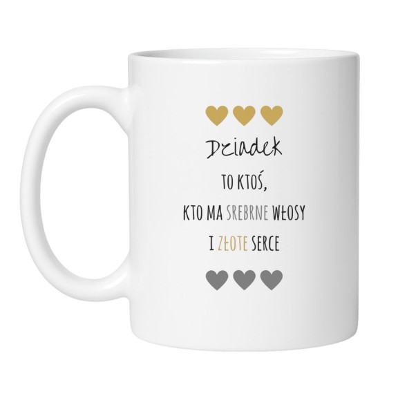 kubek ceramiczny z napisem dla dziadka