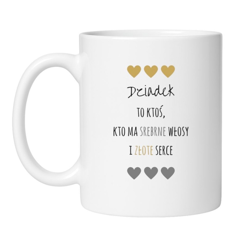 kubek ceramiczny z napisem dla dziadka