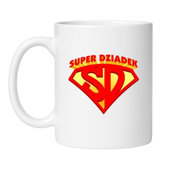 Kubek z napisem Super Dziadek
