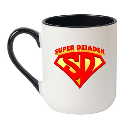 Kubek ceramiczny z nadrukiem Super Dziadek