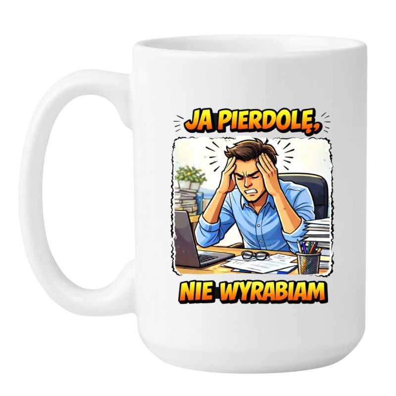 chamski kubek humorystyczny prezent do pracy