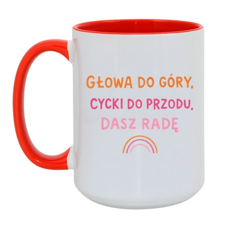 kubek z napisem na święta dla kobiety