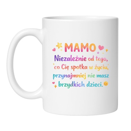 kubek ceramiczny z napisem dla mamy