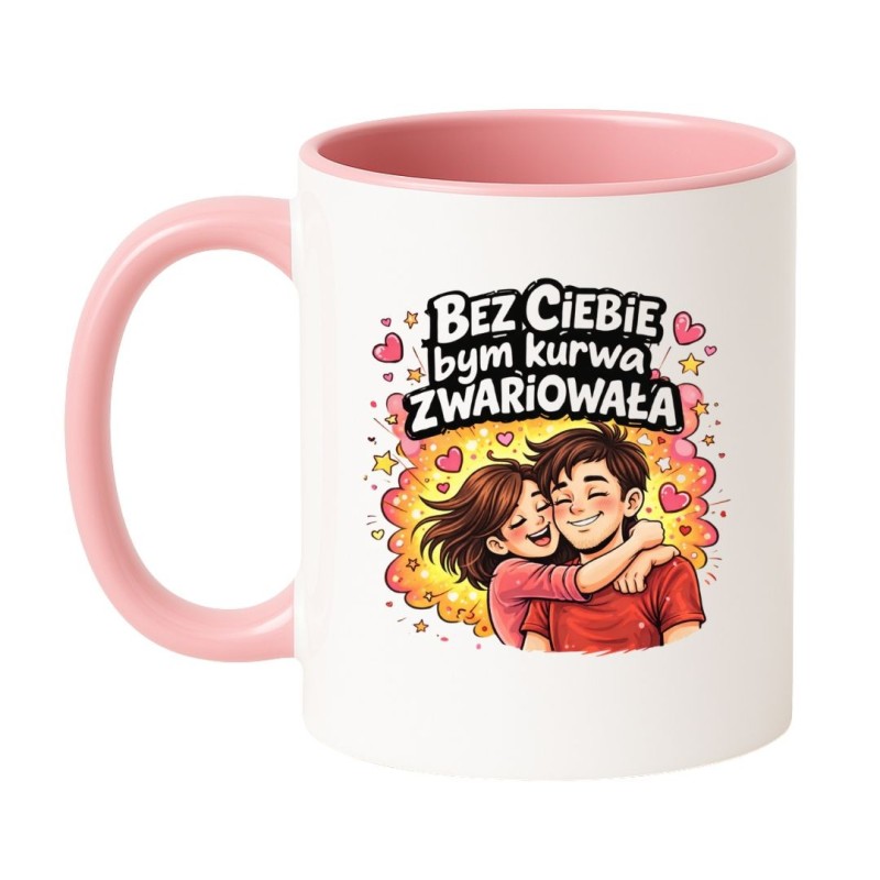 chamski kubek miłosny dla par