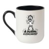 kubek ceramiczny z zabawną grafiką