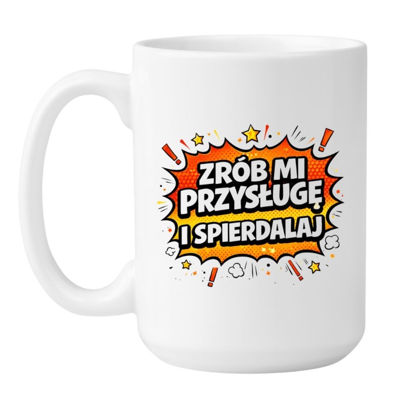 kubek z humorem do pracy