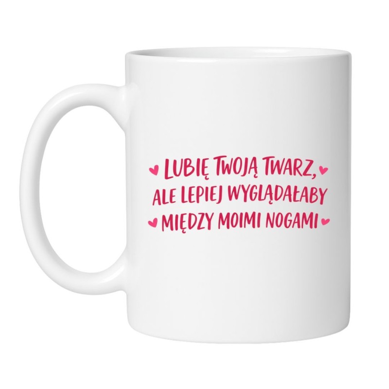 kubek ceramiczny 18 plus z napisem erotycznym