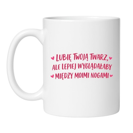 kubek ceramiczny 18 plus z napisem erotycznym