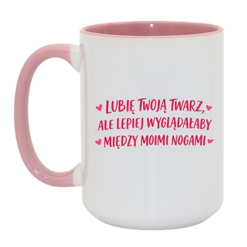 kubek biały prezent walentynkowy