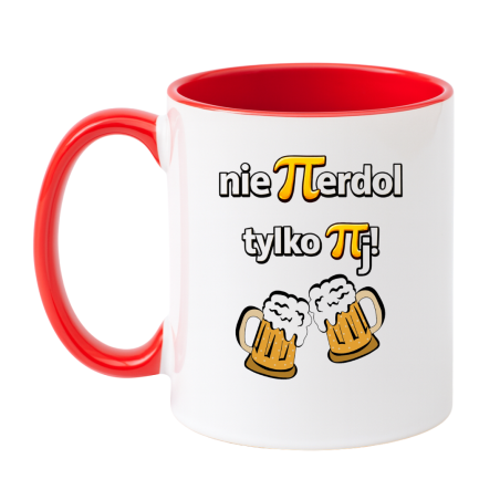 Kubek z napisem humorystycznym na biurko studenckie
