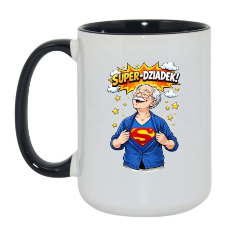 kubek z grafiką super dziadek