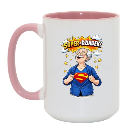 kubek super bohater dziadek