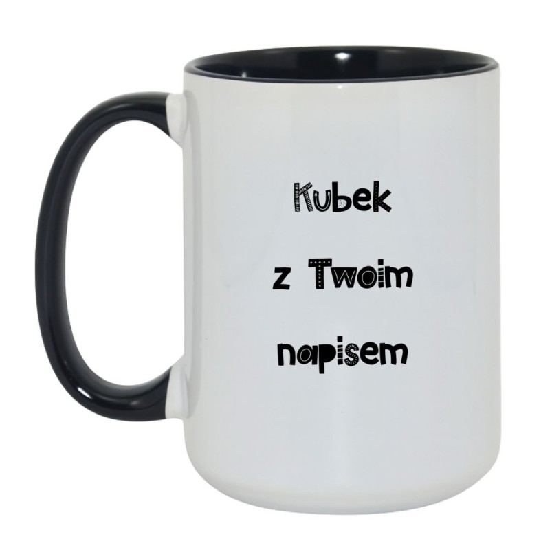Personalizowany kubek z Twoim własnym napisem