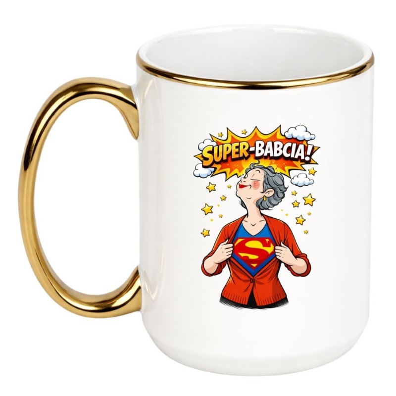 KUBEK DUŻY - SUPER-BABCIA