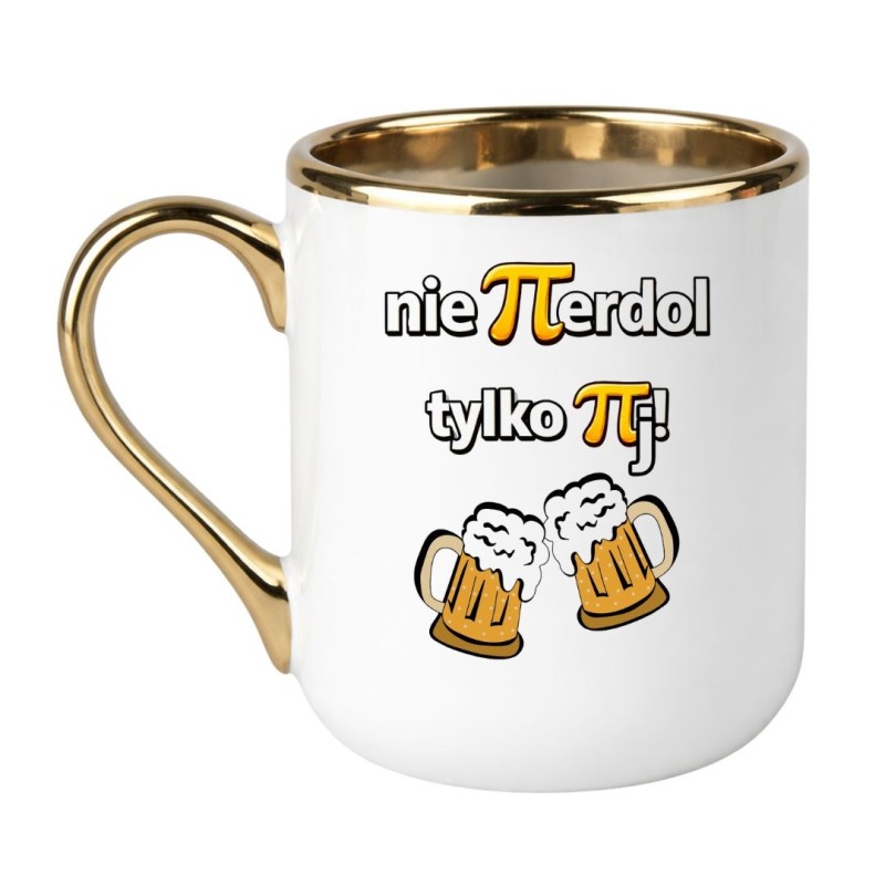 KUBEK ELEGANCKI "NIE PIERDOL TYLKO PIJ"