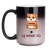 Magiczny Kubek z Chomikiem 450 ml "CHUJ MNIE TO"