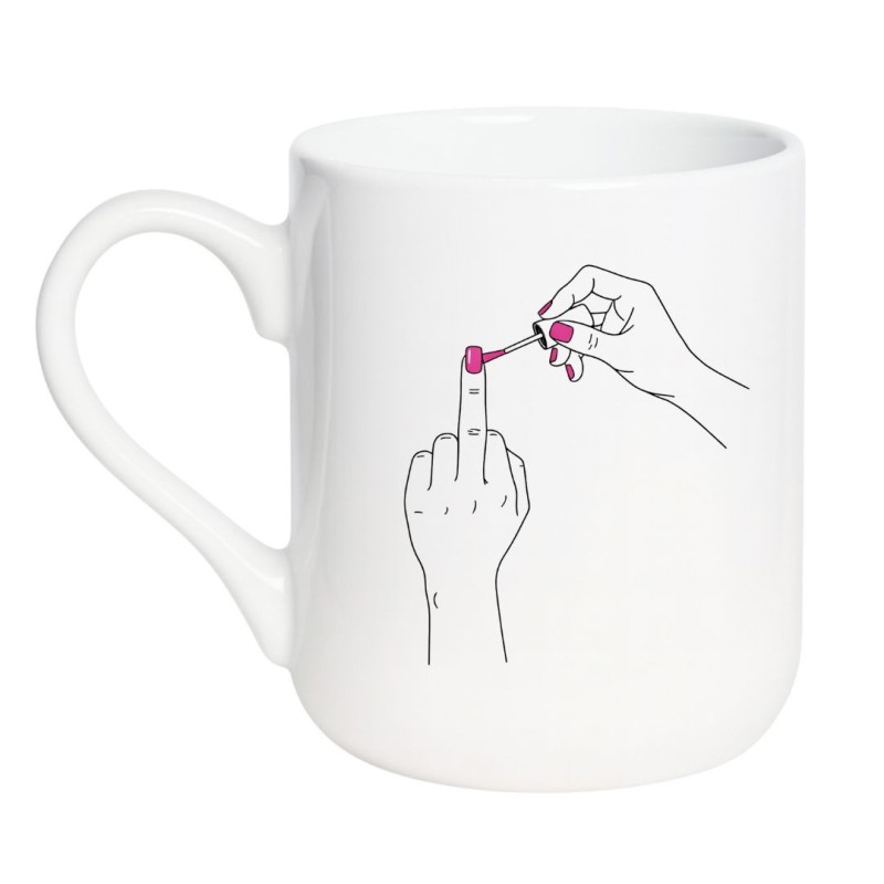 KUBEK „ŚRODKOWY PALEC FUCK YOU + MANICURE”