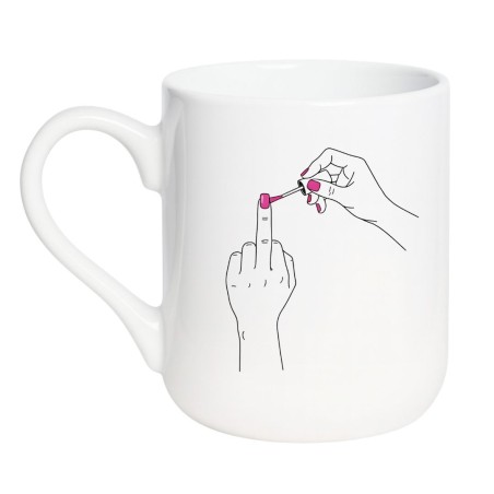 KUBEK „ŚRODKOWY PALEC FUCK YOU + MANICURE”