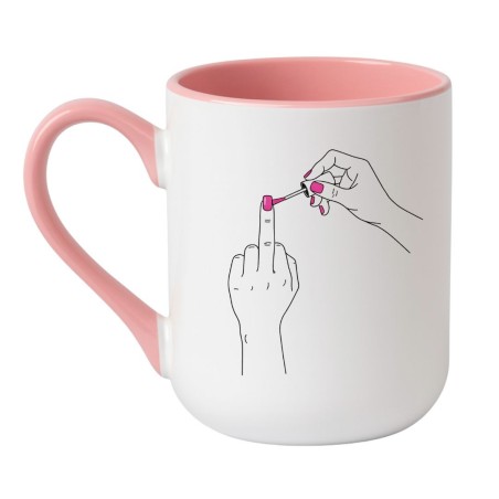 KUBEK „ŚRODKOWY PALEC FUCK YOU + MANICURE”