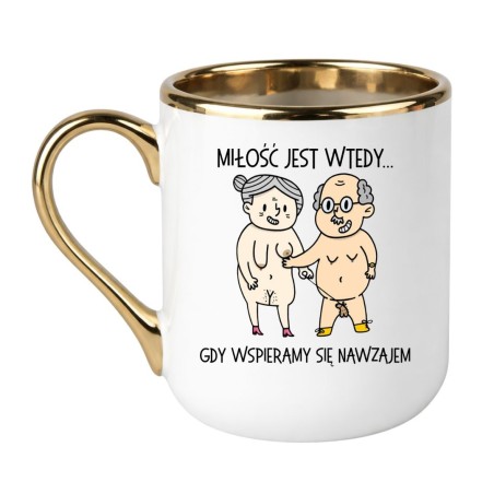 KUBEK "MIŁOŚĆ JEST WTEDY GDY WSPIERAMY SIĘ NAWZAJEM"
