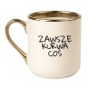 KUBEK "ZAWSZE KURWA COŚ" KREMOWY
