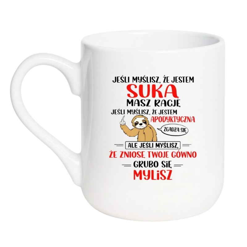 Kubek z napisem bez cenzury