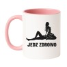 KUBEK „JEDZ ZDROWO” – ŚMIESZNY KUBEK DLA DOROSŁYCH Z HUMOREM