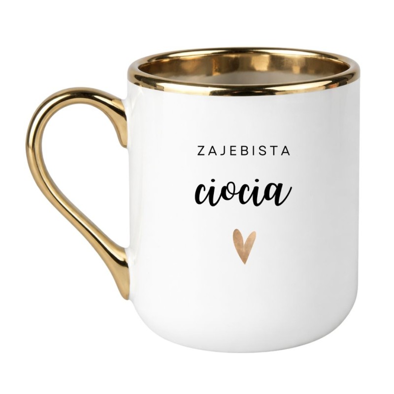 Kubek Zajebista Ciocia – prezent z humorem